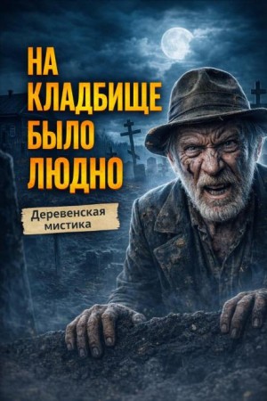 На кладбище было людно